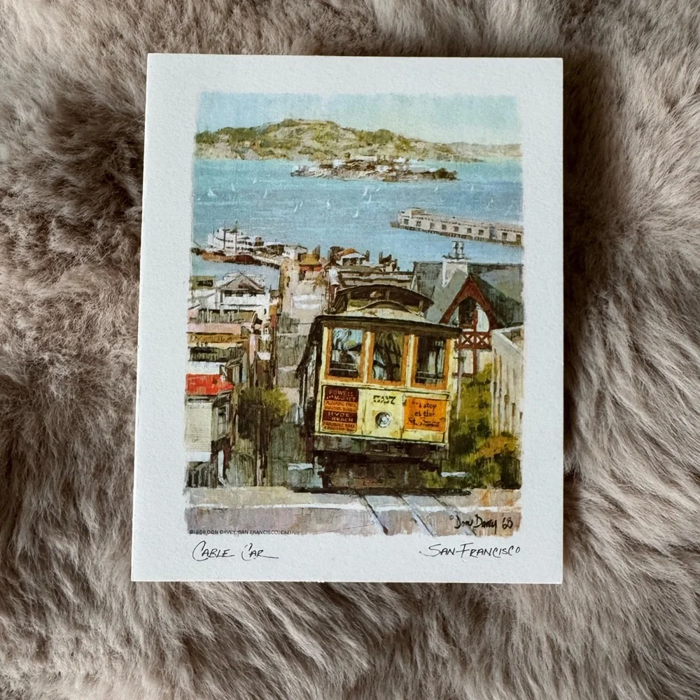 Vintage 1968 San Francisco Note cards
